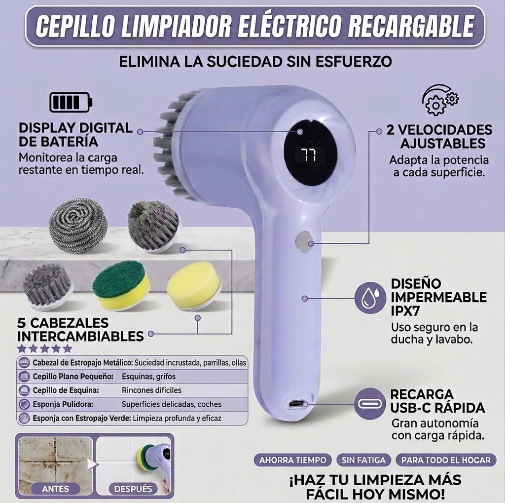Cepillo Electrónico limpiador V.2